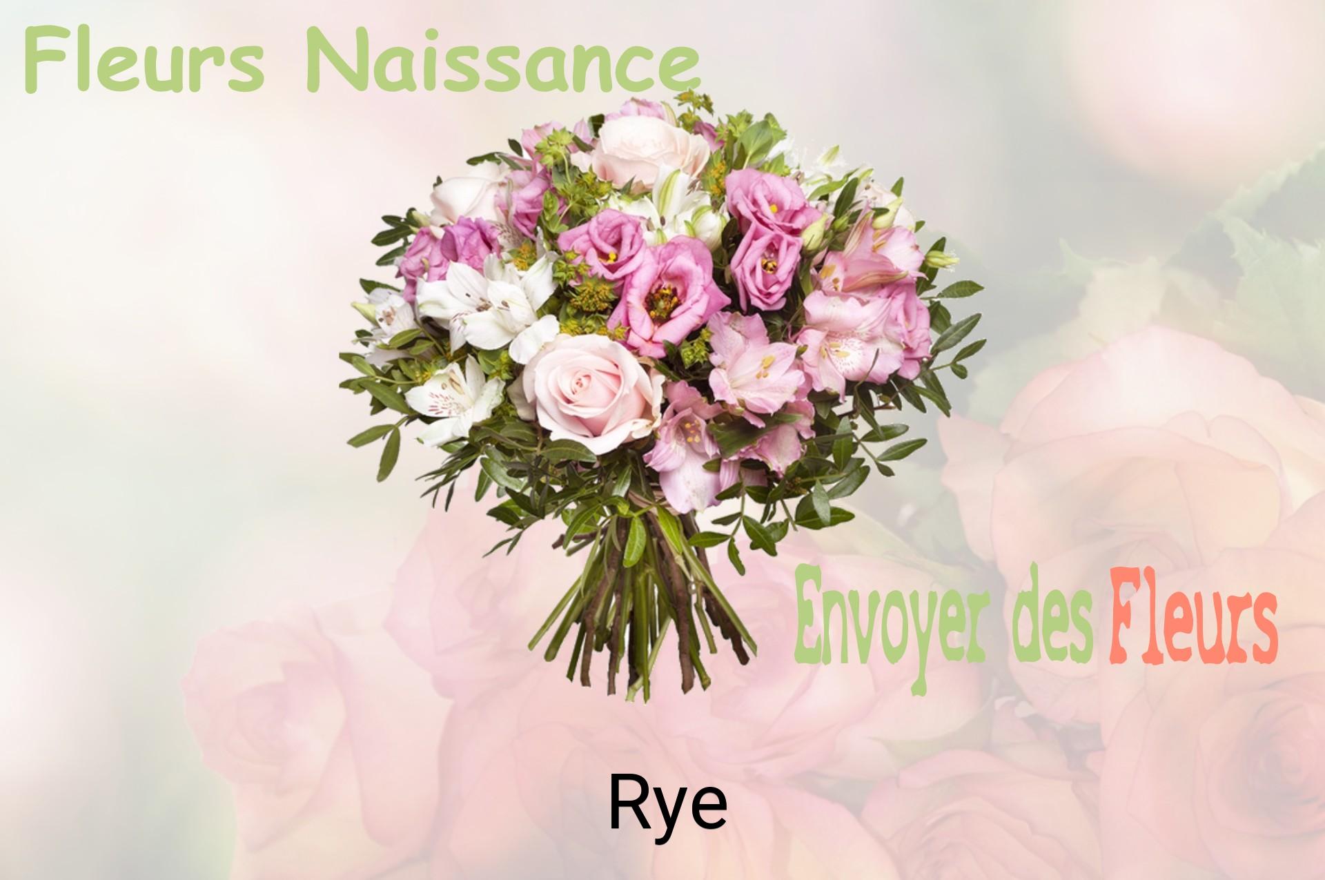 Bouquet de fleurs de naissance livré à Rye